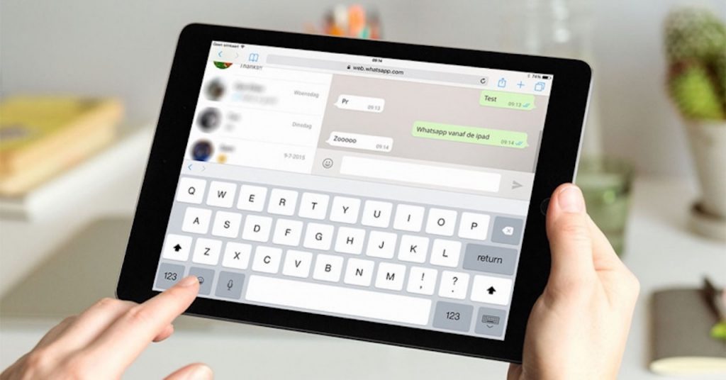 Cómo usar WhatsApp web en un iPad