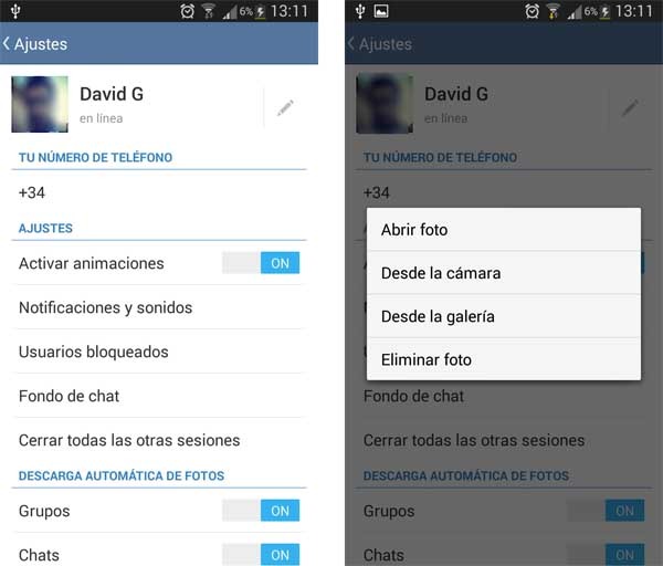 Funciones de Telegram que quizá no conozcas 6 Moncloa Dos fotos de perfil