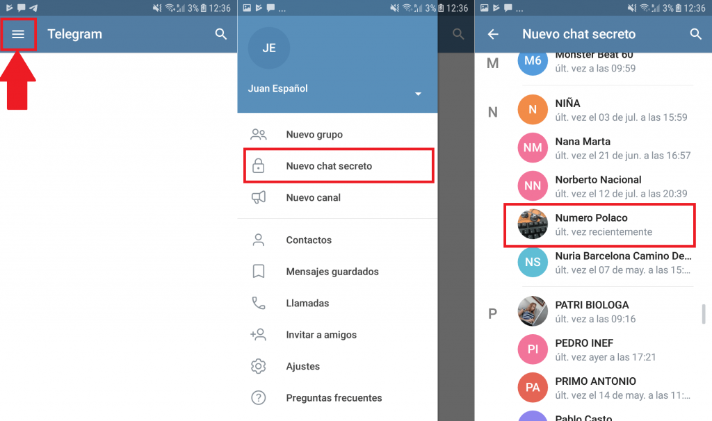 Funciones de Telegram que quizá no conozcas 4 Moncloa Los Chats secretos de Telegram