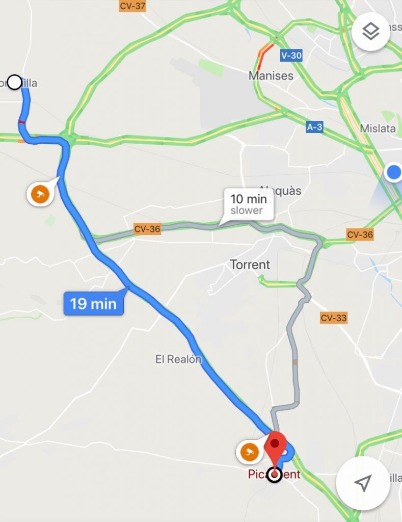 Cómo hacer que Google Maps te avise de los radares de la DGT (y te ahorre multas) 4 Moncloa Configurar el trayecto en Google Maps