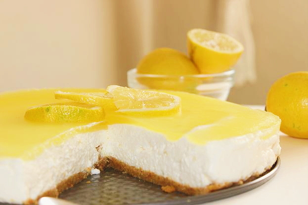 tarta mousse de limon
