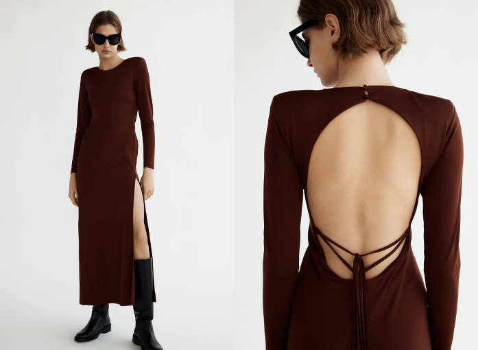 VESTIDO HOMBRERAS ZARA