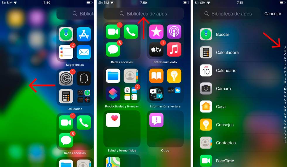 Guía paso a paso para crear widgets personalizados en iOS 14 7 Moncloa Biblioteca de Apps en la pantalla de iOS 14