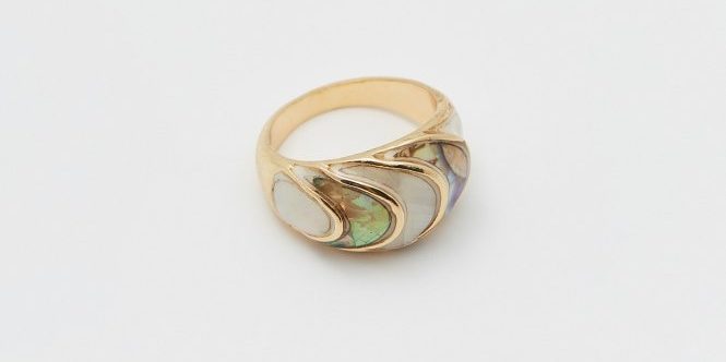 anillo madre perla