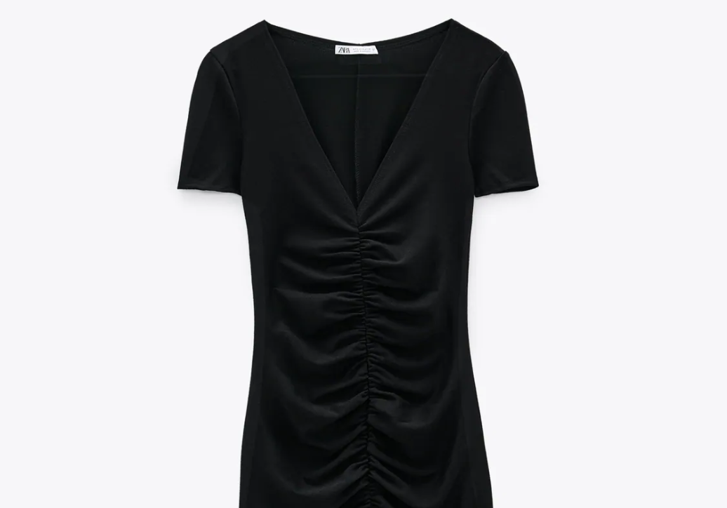 drapeado zara