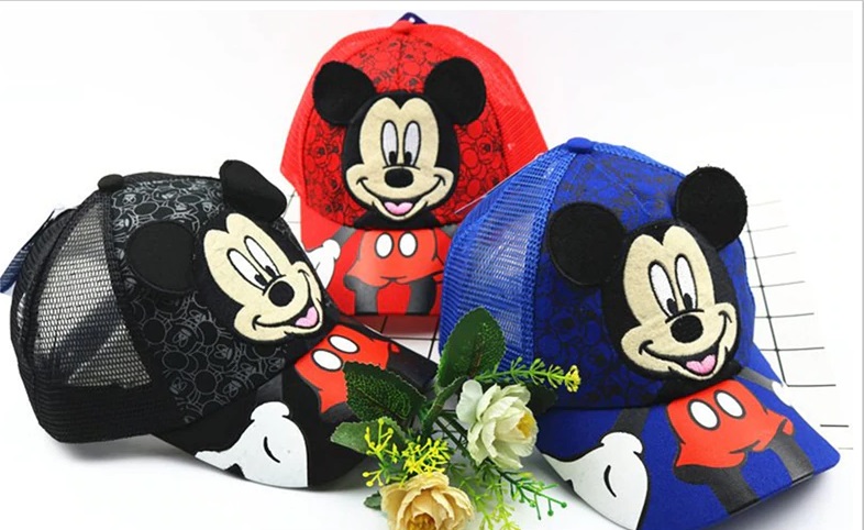Dragon Ball, Mickey y Pokemon: 9 gorras de malla muy geniales de Aliexpress 7 Moncloa gorra niños mickey