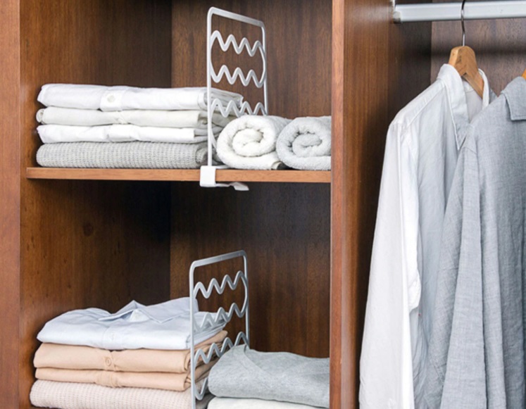 Aliexpress: 10 artilugios geniales para aprovechar el espacio de tu hogar al milímetro 5 Moncloa separador de armarios