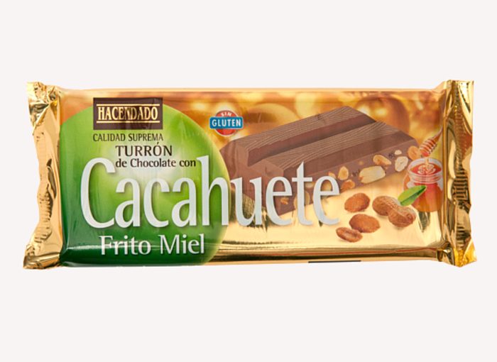 TURRÓN DE CHOCOLATE Y MIEL DE MERCADONA