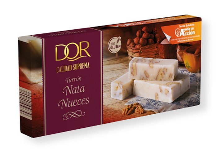 TURRÓN DE NATA Y NUECES DE LIDL