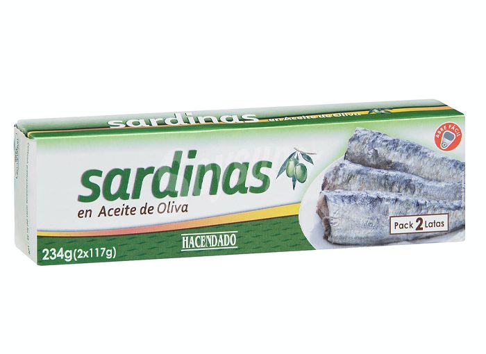SARDINAS EN LATA DE HACENDADO