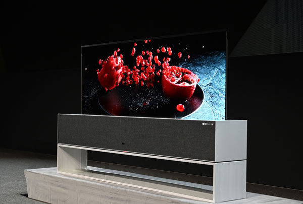 Así es la pantalla enrollable de LG