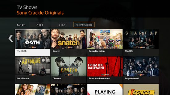 Plataformas de acceso libre para ver cine y series gratis 5 Moncloa Crackle de Sony