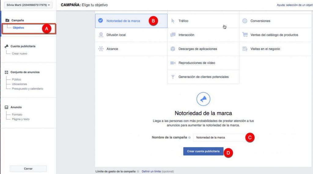 Guía paso a paso para publicar un anuncio en Facebook Ads que funcione 8 Moncloa El pedido