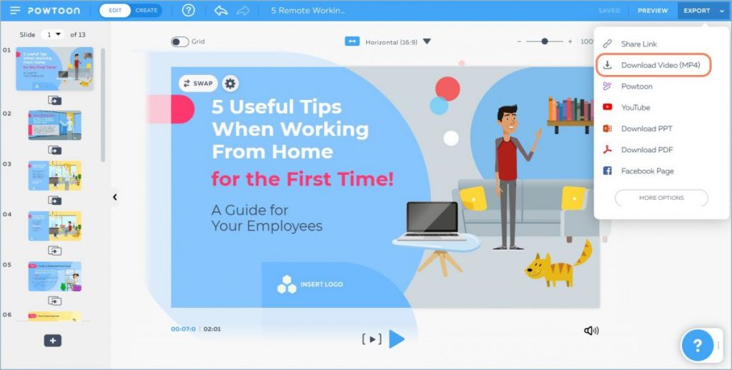 Alternativas al Powerpoint de toda la vida 6 Moncloa Powtoon