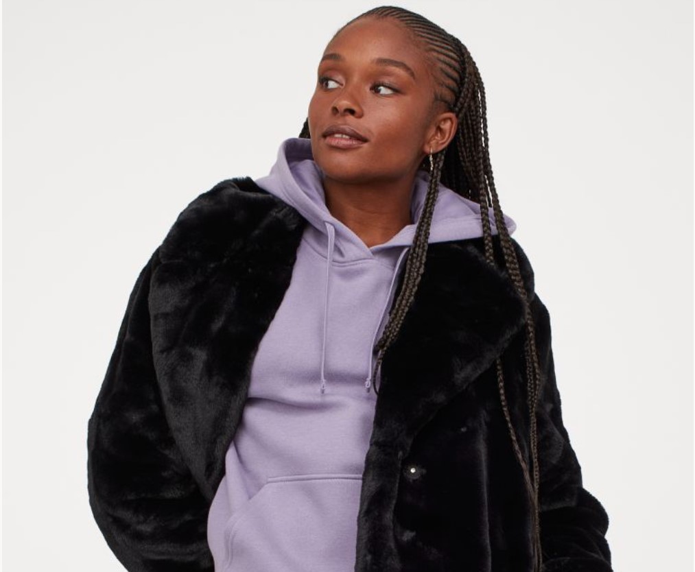 chaqueta pelo h&m