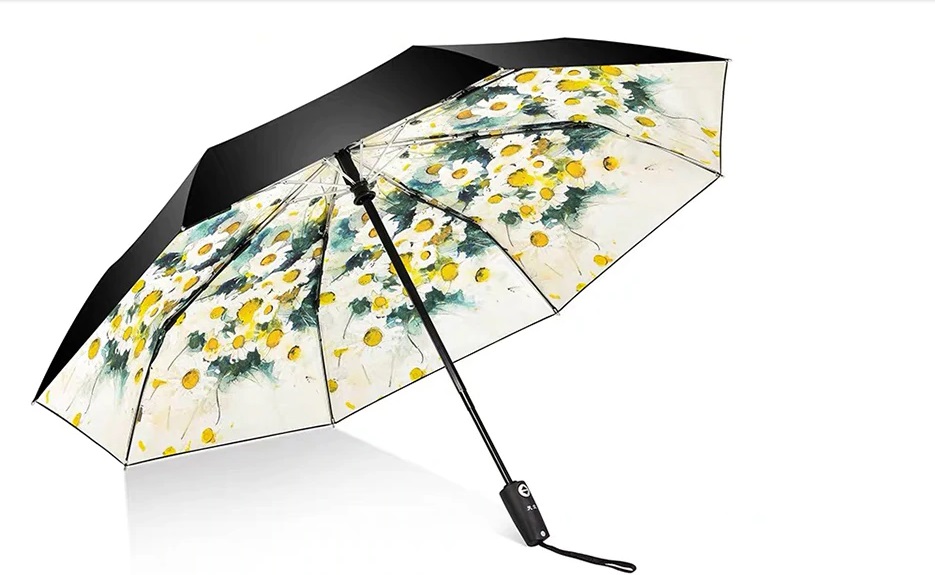 Aliexpress: 9 paraguas chulísimos con fundas totalmente herméticas 6 Moncloa paraguas con estampado interior