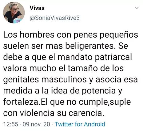 Cuidado si la tienes pequeña: concejal de Podemos dice que serás un frustrado violento 1 Moncloa sonia vivas 1 Moncloa