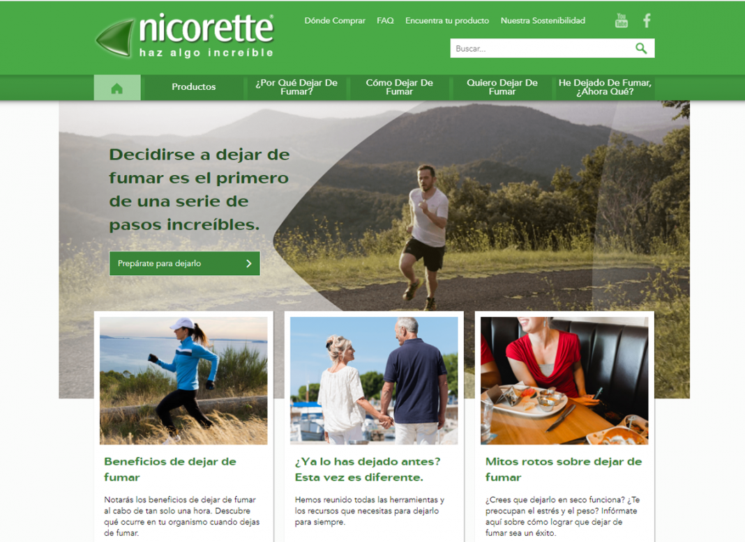 NICORETTE TE AYUDA A DEJAR EL TABACO