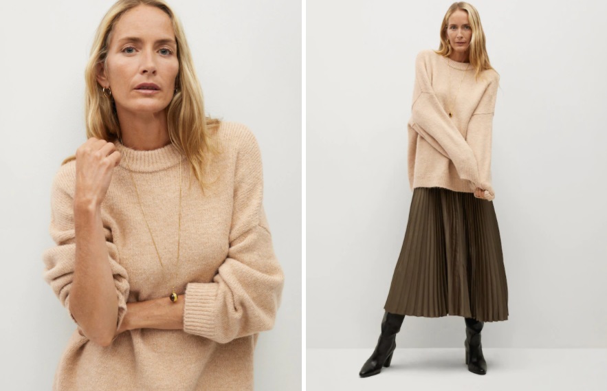 jersey oversize mango
