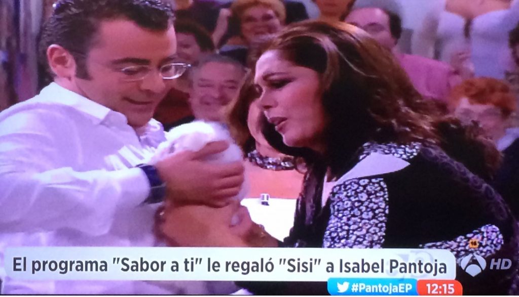 con isabel pantoja en sabor a ti