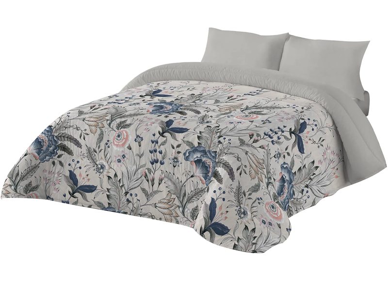 EDREDÓN DE DISEÑO BOTÁNICO PARA CAMA DOBLE NATRUALS
