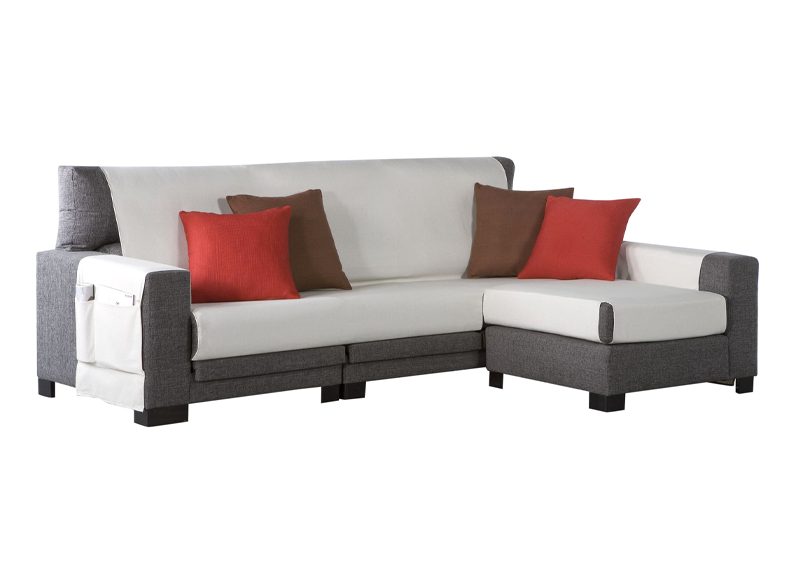 FUNDA SALVASOFÁ REVERSIBLE PARA SILLÓN DE TRES PLAZAS DE ALCAMPO