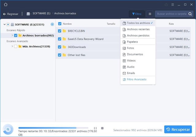 Cómo recuperar vídeos perdidos rápidamente 2 Moncloa Imagen2 Moncloa