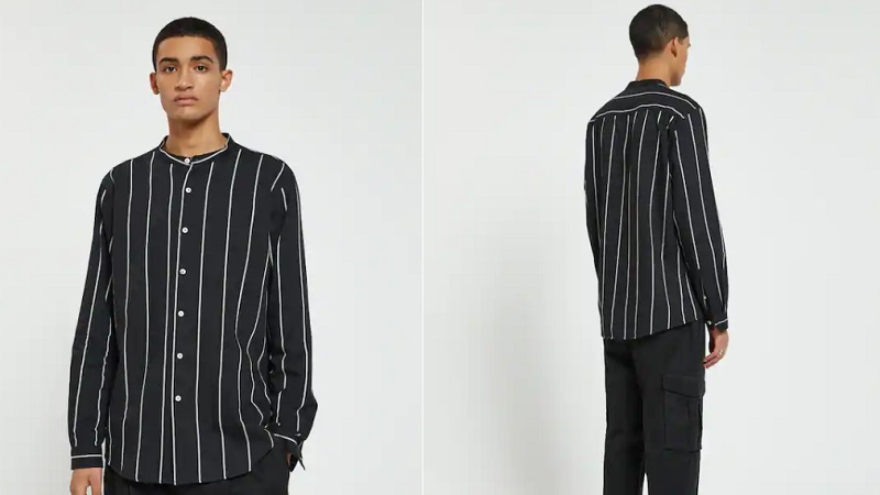 camisa combinada rayas