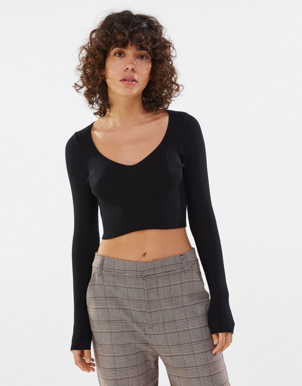 jersey cuello pico
