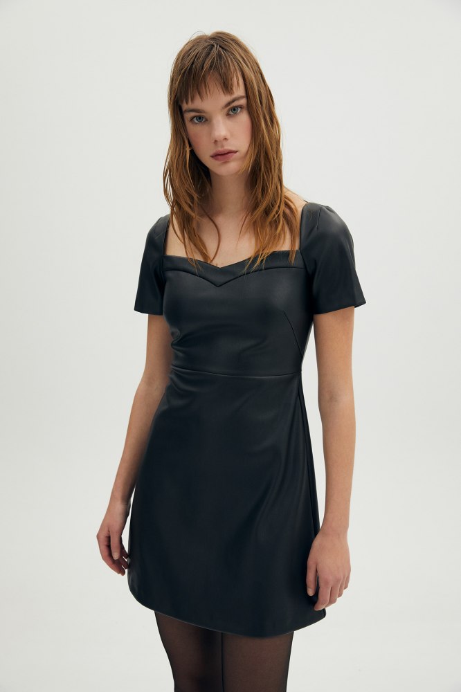 vestido efecto piel sfera