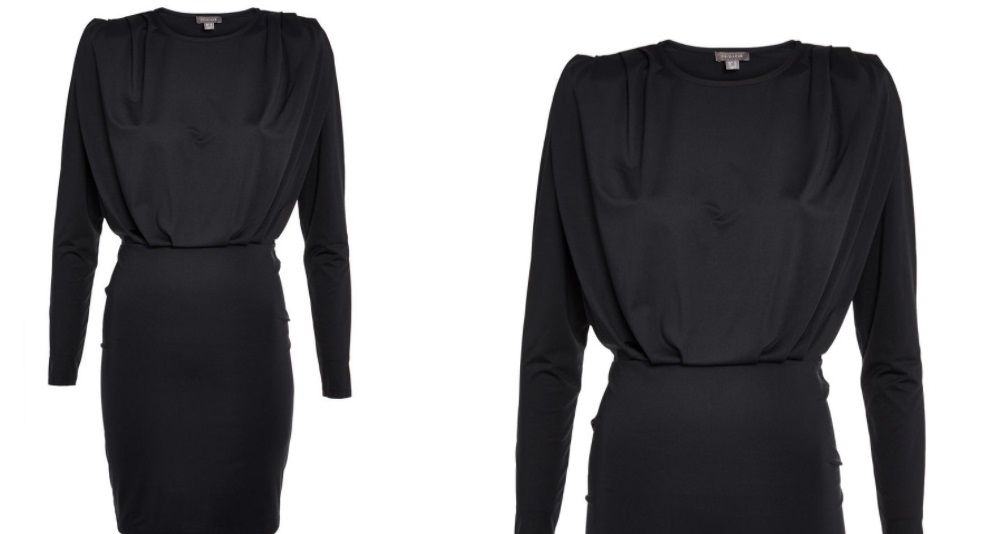 vestido hombreras