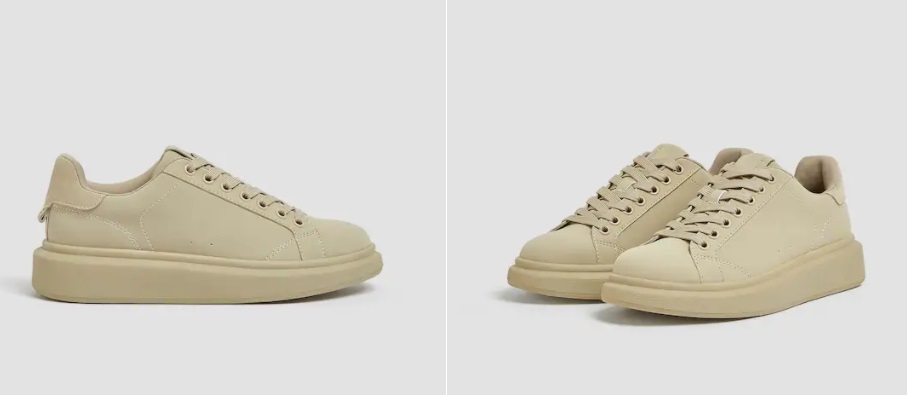 zapatillas beige