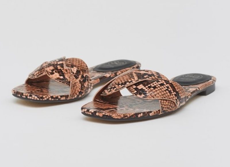SANDALIA MULE PITÓN