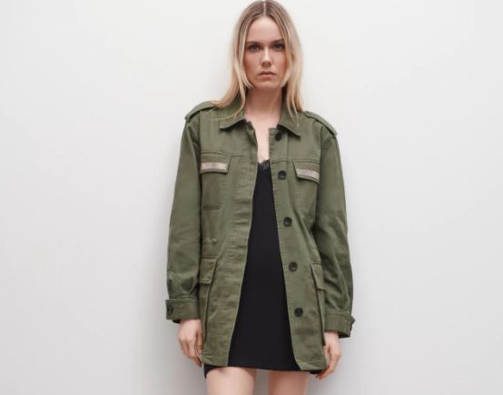 chaqueta combinada zara