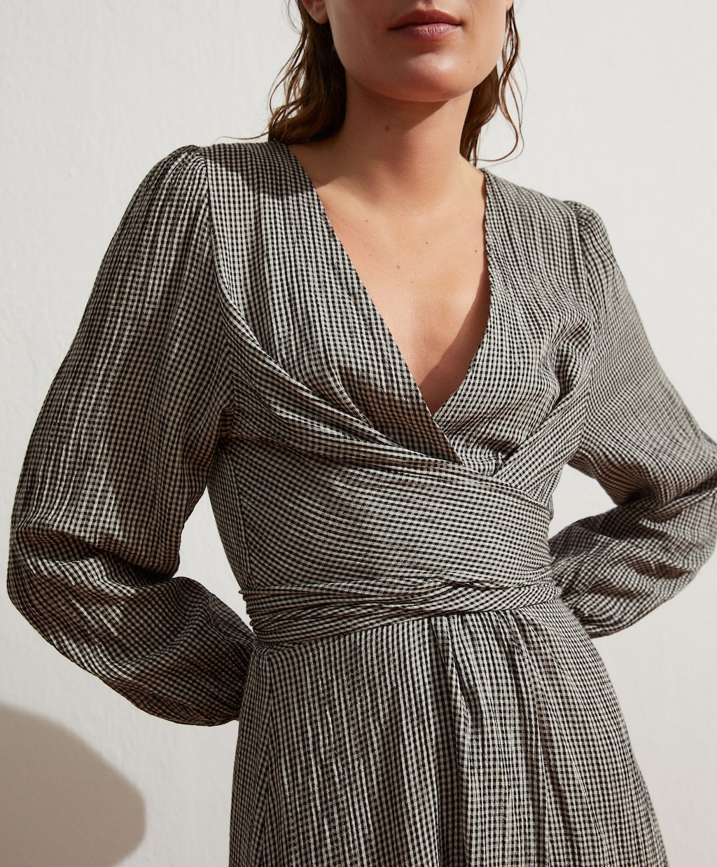 vestido vichy algodon