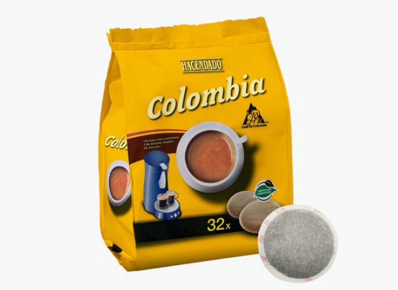 CAFÉ MONODOSIS COLOMBIA HACENDADO