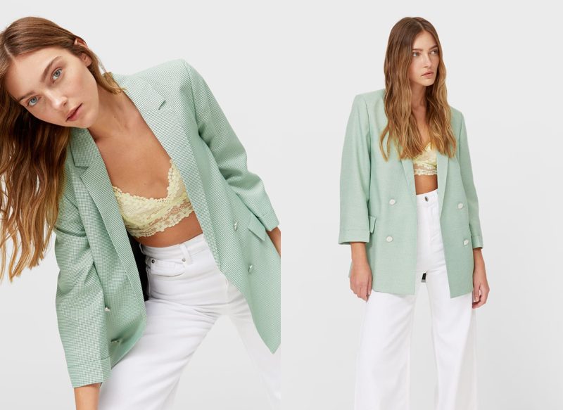 BLAZER ABIERTA DOBLE BOTONADURA