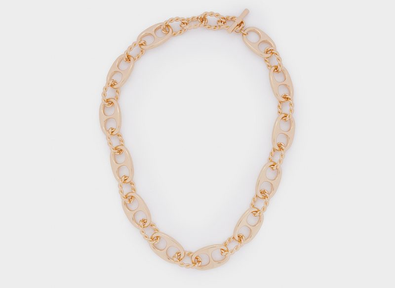 COLLAR CADENA CORTO DORADO