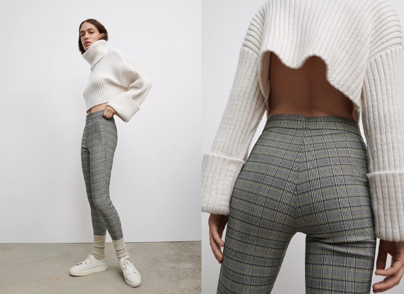 LEGGINS CUADROS DE ZARA