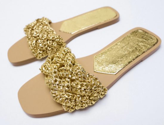 sandalias metalizadas