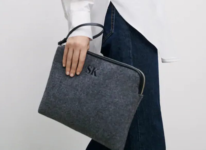 BOLSO SOBRE FIELTRO DE ZARA