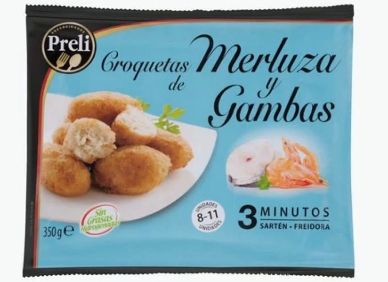 BOCADITOS DE MERLUZA Y GAMBAS PRELI