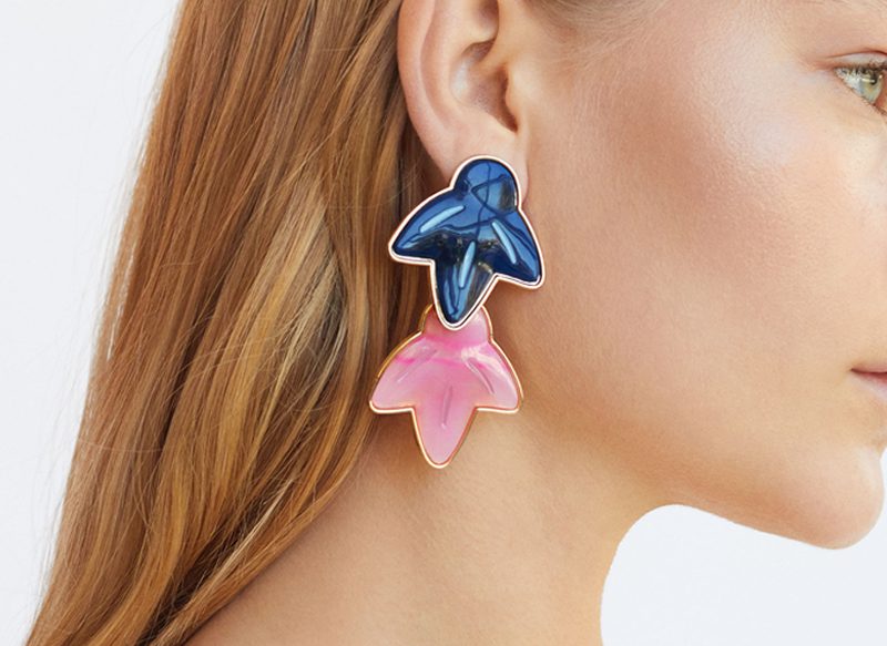 PENDIENTES LARGOS RESINA DE PARFOIS