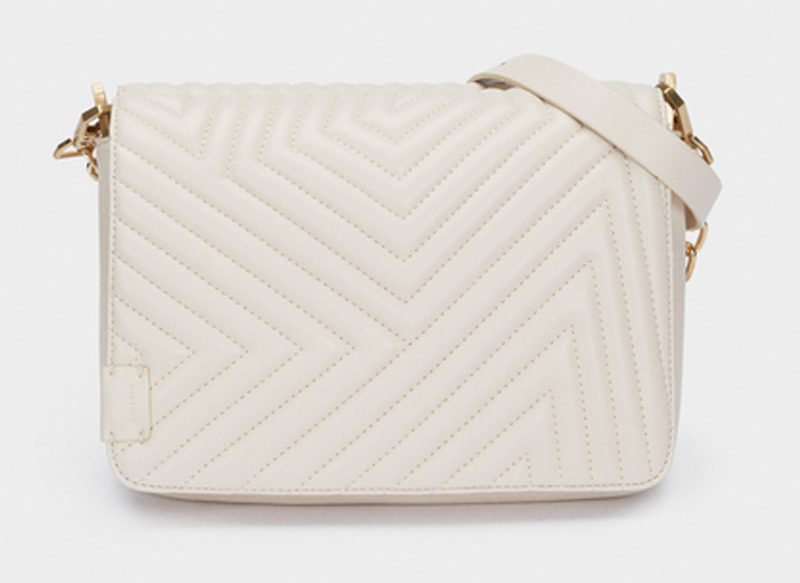 BOLSO BANDOLERA ACOLCHADO ASA COMBINADA DE PARFOIS