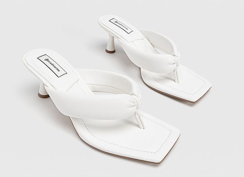 SANDALIAS DE TACÓN ACOLCHADAS