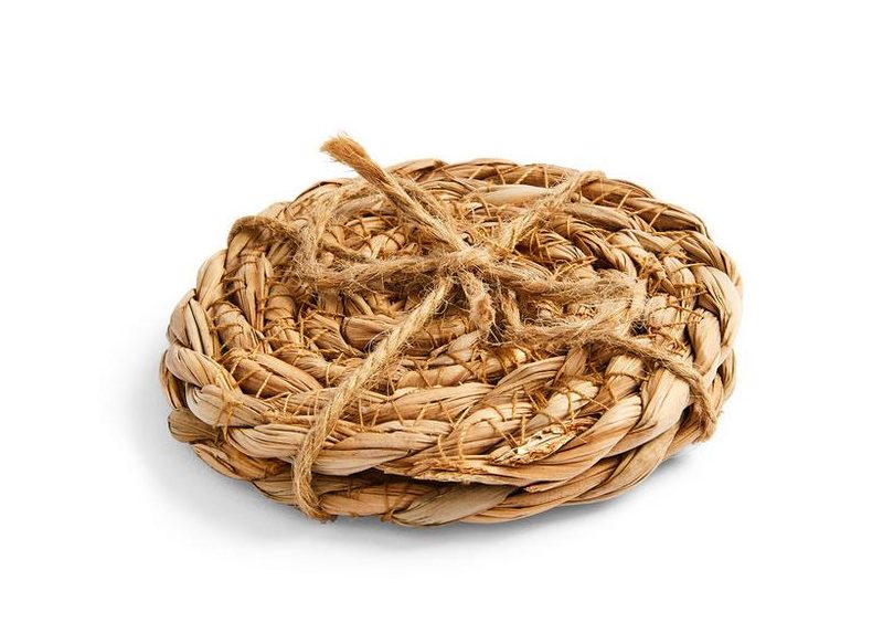 PACK DE 2 POSAVASOS DE MIMBRE NATURAL DE PRIMARK