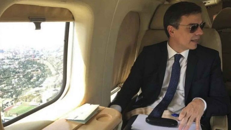 Los 5 vuelos en Falcon más polémicos de la legislatura y que Moncloa clasifica como secretos