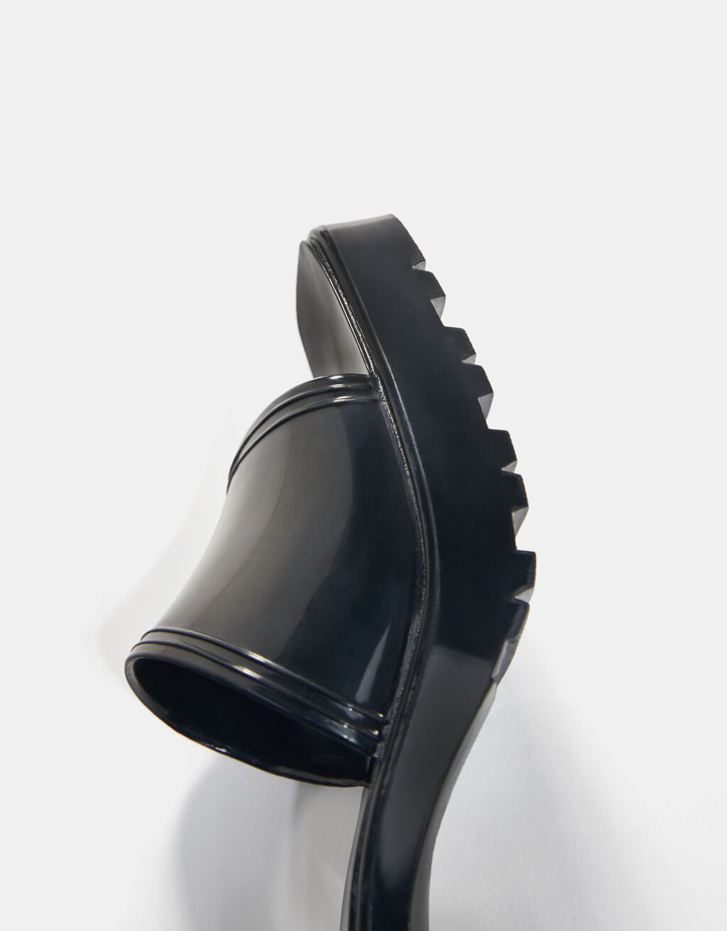 sandalia tacon brillo