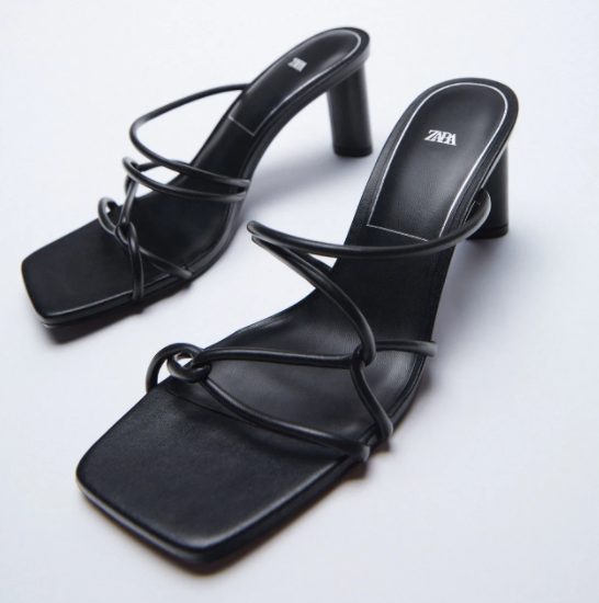 sandalia tacon tubular zara