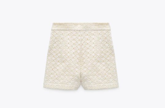 shorts bordados